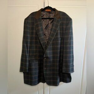 Tallia 100% Wool Plaid Sport Coat